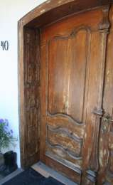 Restaurierung einer Barockhaustür
