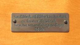 Restaurierung des Zigarrenmöbels des Freiherrn von Ribbeck zu Ribbeck