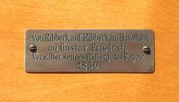 Restaurierung des Zigarrenmöbels des Freiherrn von Ribbeck zu Ribbeck